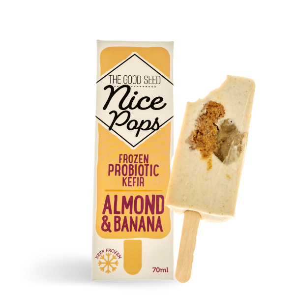 probiotic Ice Pops - Almond Banana