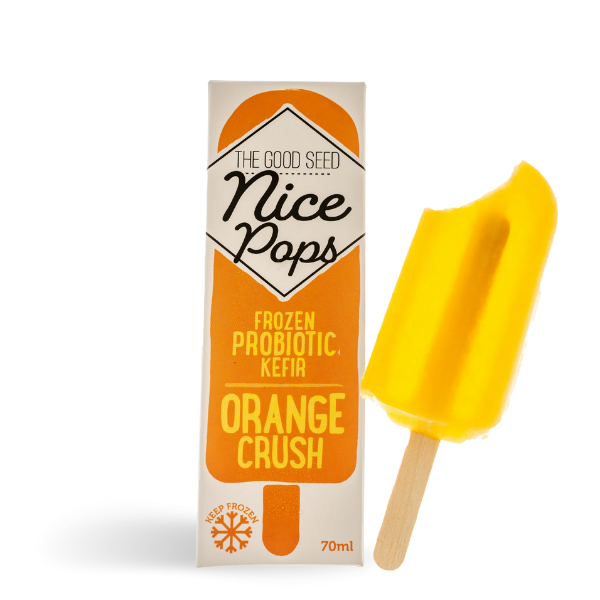 probiotic Ice Pops - orange crush