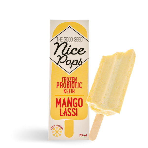 probiotic Ice Pops - Mango Lassi